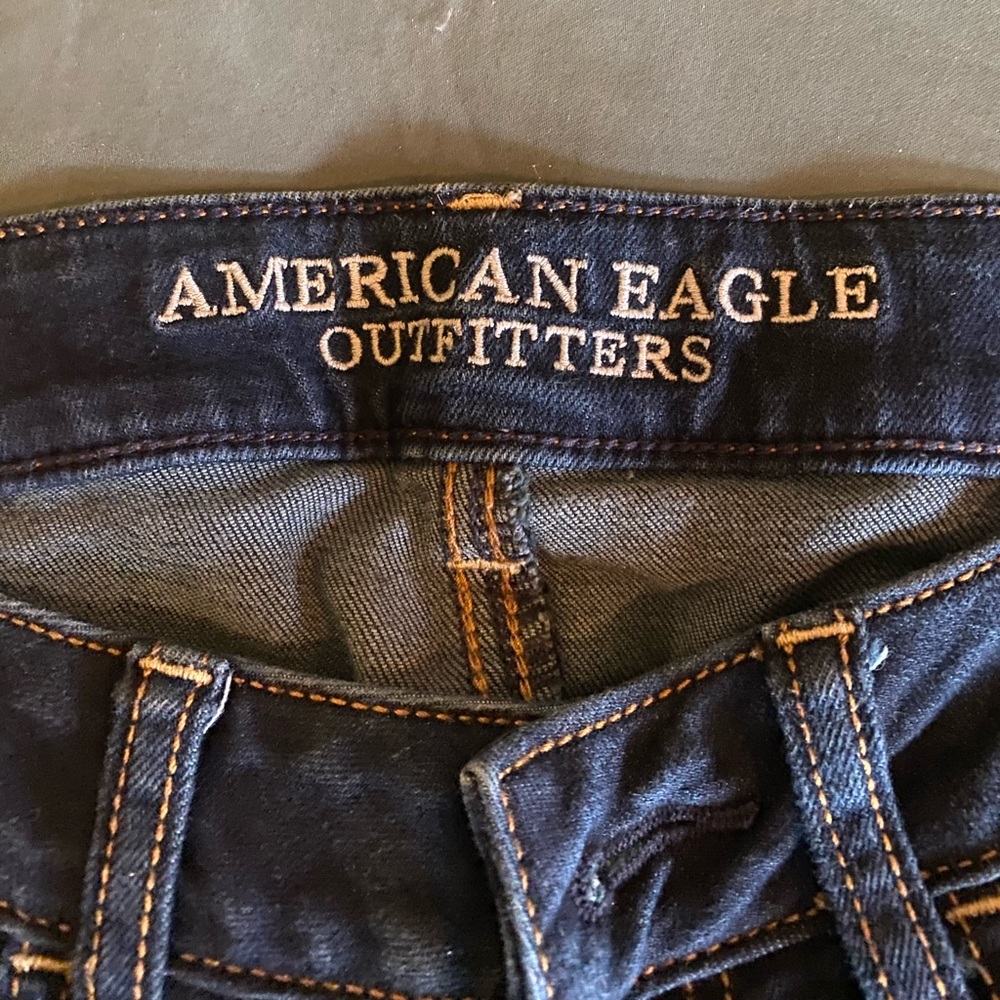 Deep indigo American Eagle jeggings - Picture 7 of 9